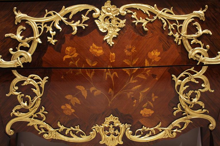 A French Ormolu-Mounted Marquetry Commode – Nicolo Melissa Antiques