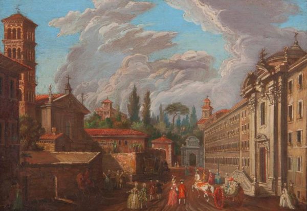 Pair of Italian 18th Century Roman Views