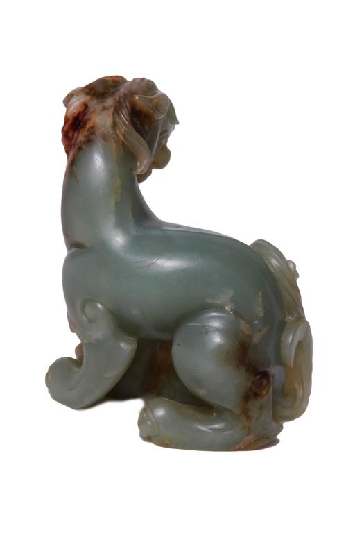 Jade Carving of Mythological Beast