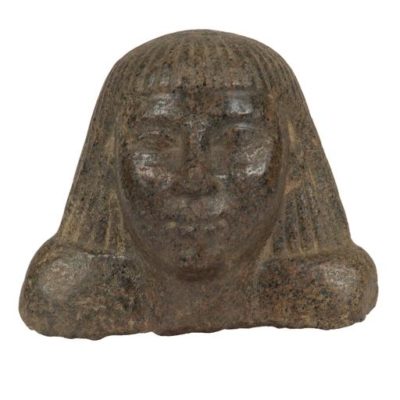 Egyptian Granite Head of a Man