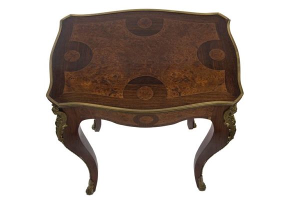 Pair of Louis XV Style Marquetry Side Tables