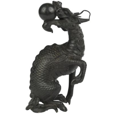 Bronze Chinese Model of a Qilin