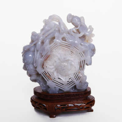 Chinese Agate Carved Grouping