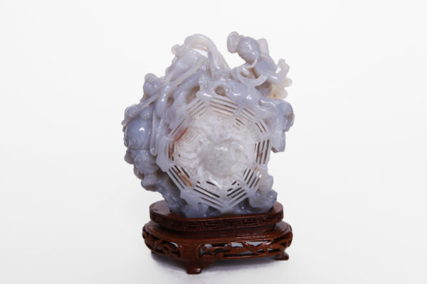 Chinese Agate Carved Grouping